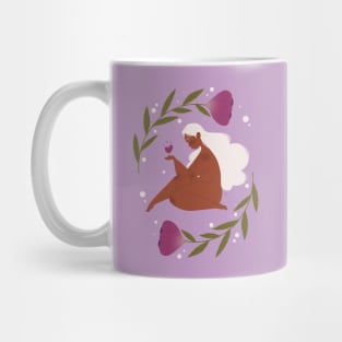 Selfcare Girl Purple Mug